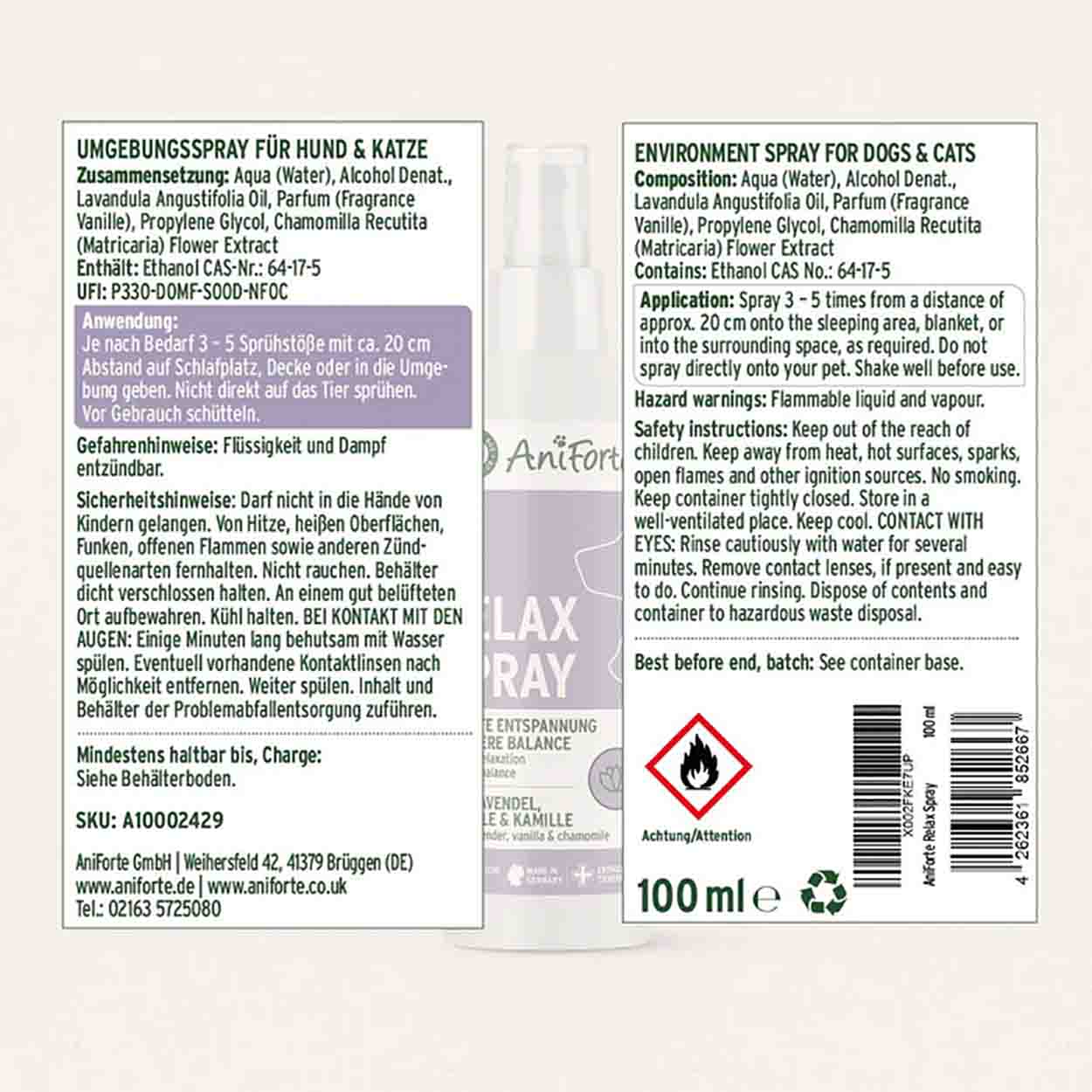 AniForte Relax Spray 100ml