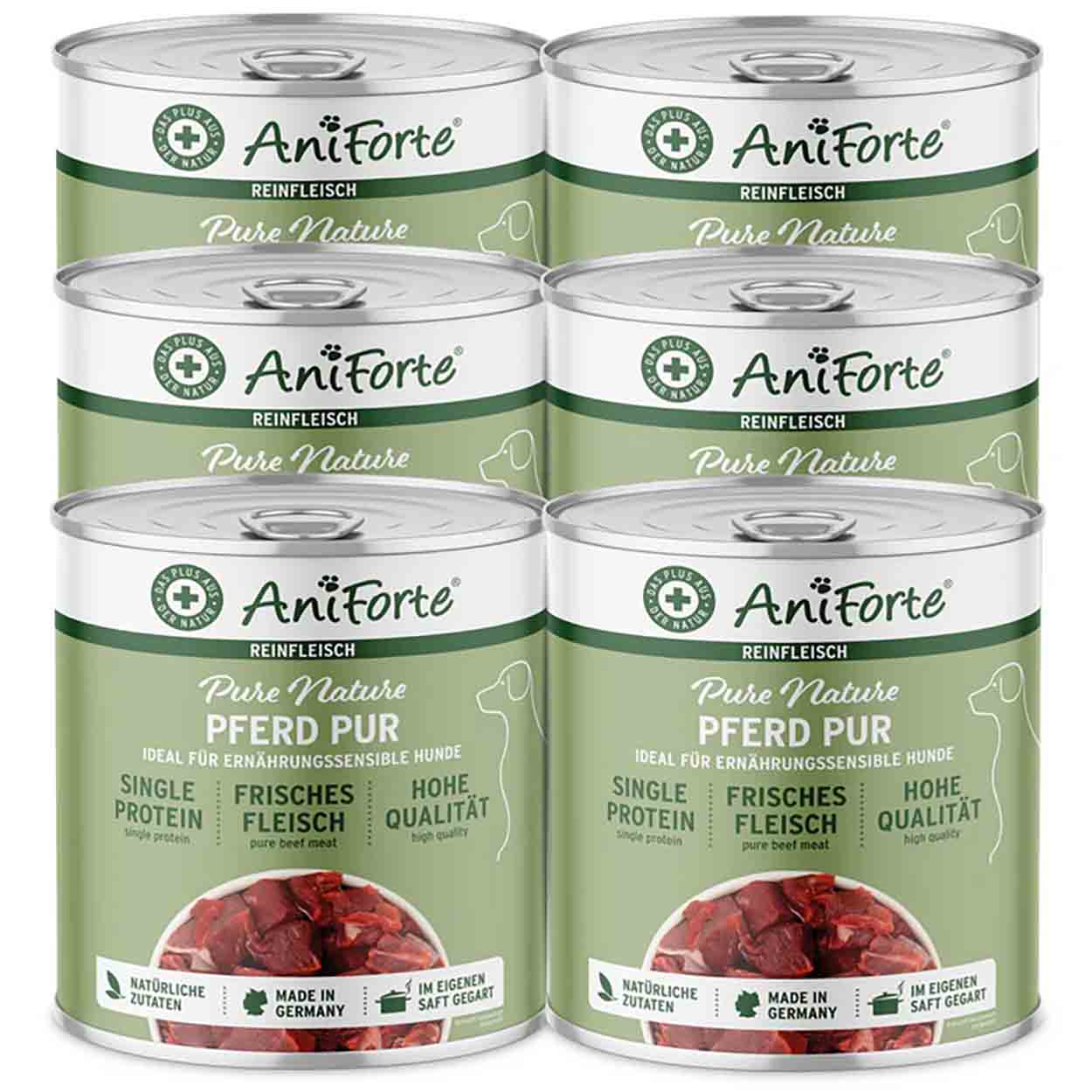 AniForte Nassfutter Ranch Horse Pferd Pur