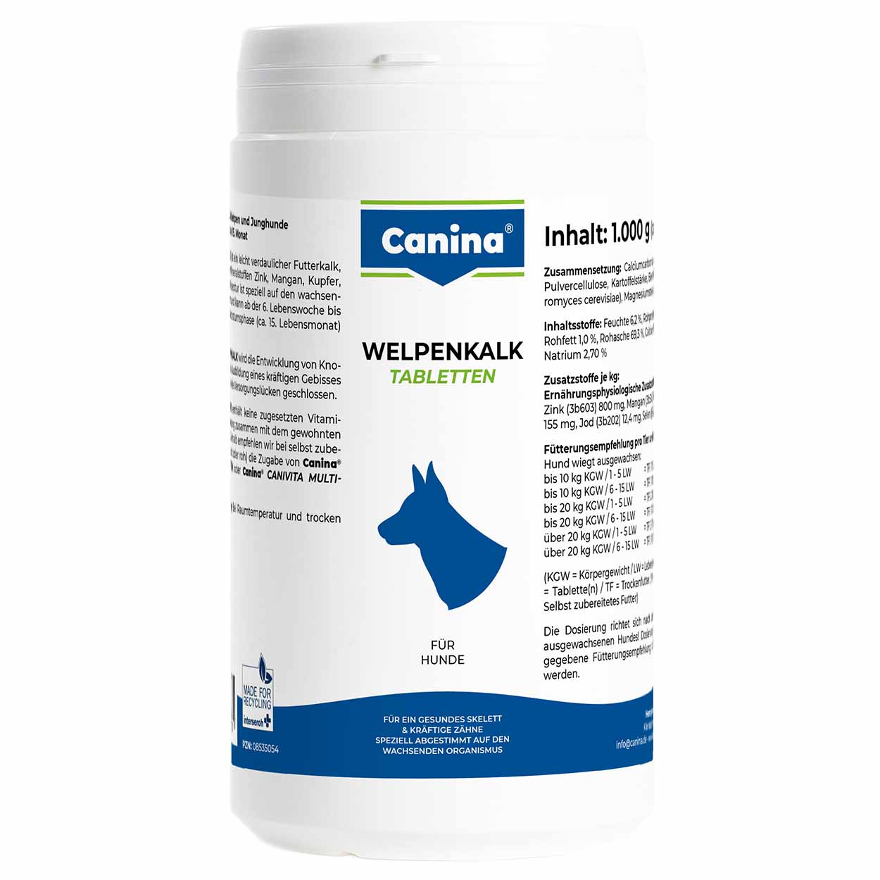 Canina Welpenkalk Tabletten