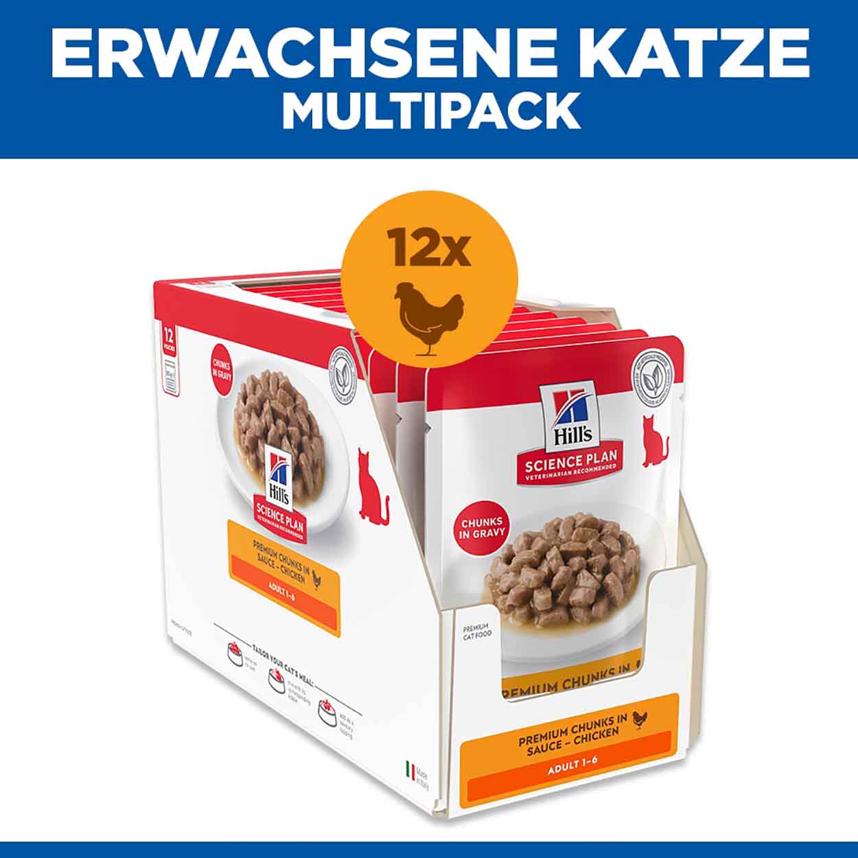 Hills Science Plan Katze Adult Huhn 12x85g