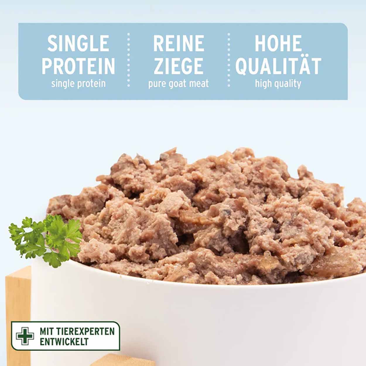 AniForte Nassfutter Ziege Pur 6x400g