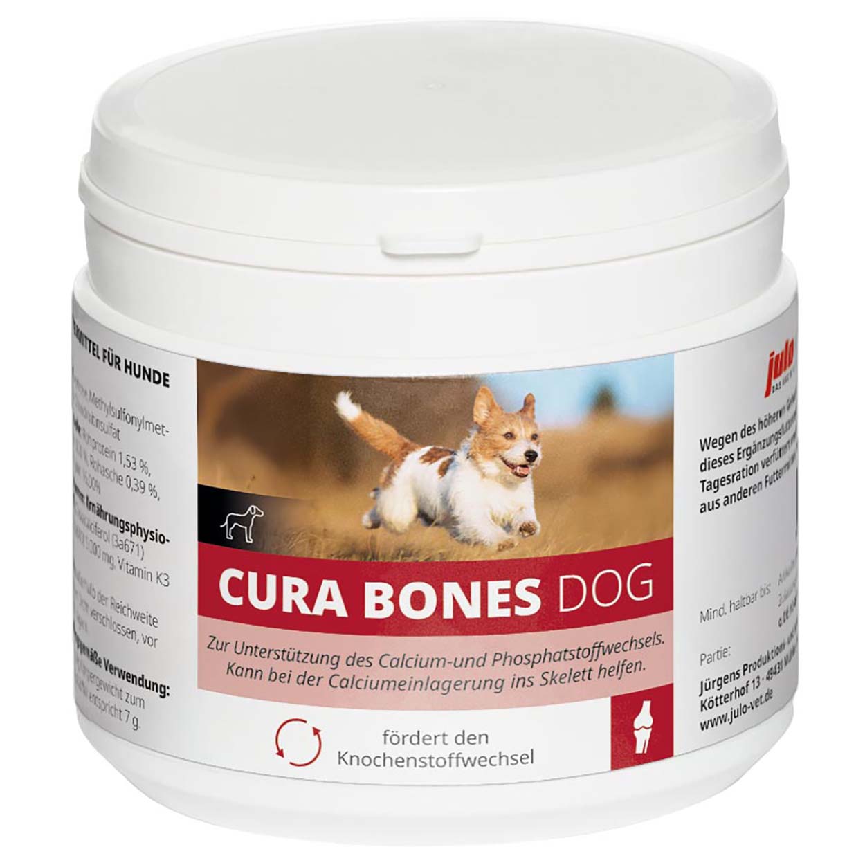 Julovet Cura Bones Dog 450g