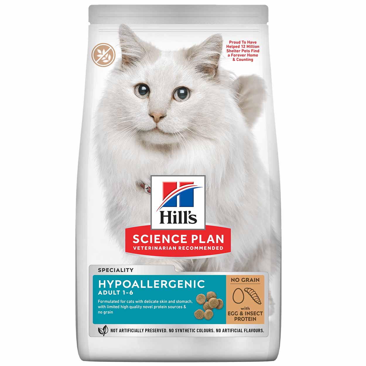 Hills Science Plan Katze Hypoallergenic Adult Ei & Insekt 1,5kg