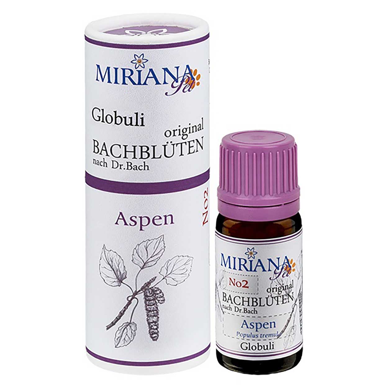 Bachblüten 2 Aspen Globuli 10g