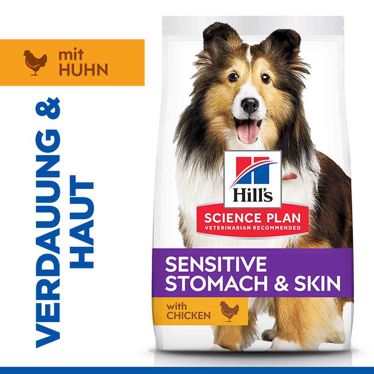 Hills Science Plan Hund Sensitive Stomach Skin Medium Adult Huhn 14kg