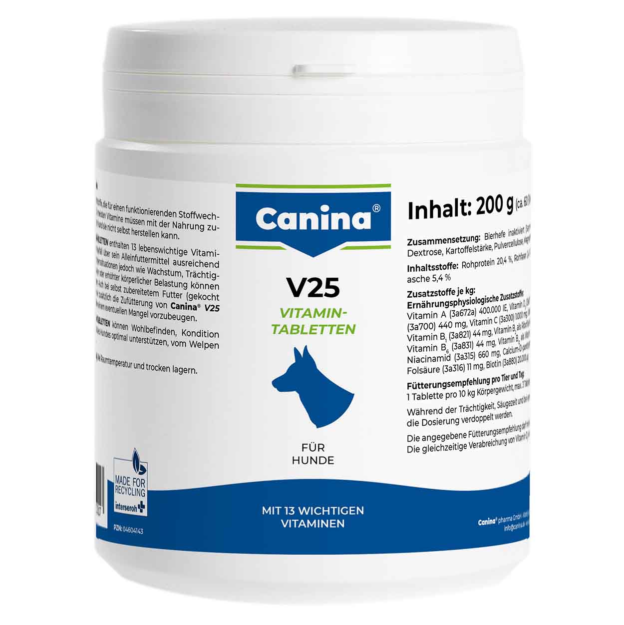 Canina V25 Vitamintabletten