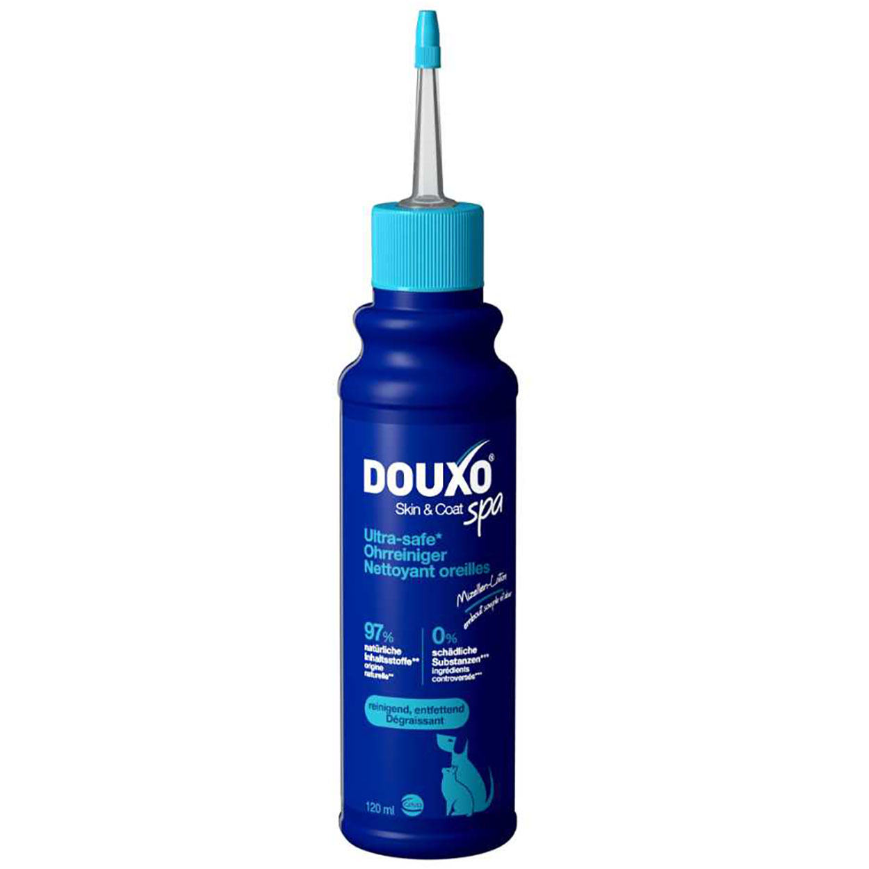 DOUXO SPA Ohrreiniger für Hunde 120ml 