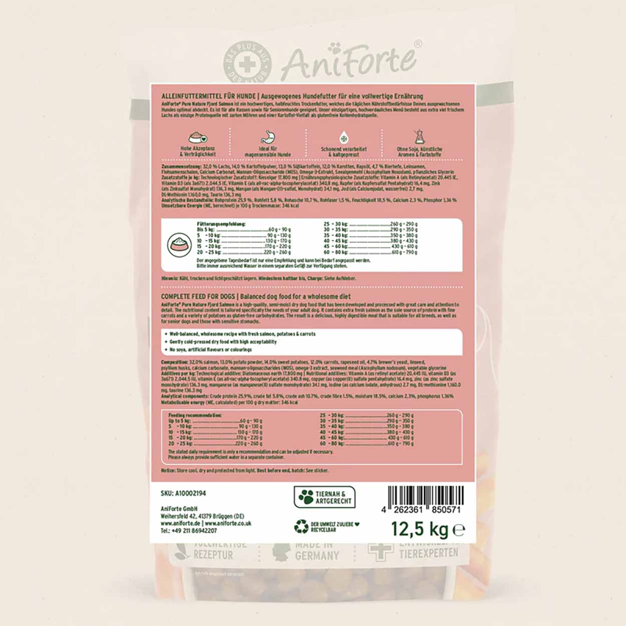AniForte Pure Nature FjordSalmon halbfeucht 2kg