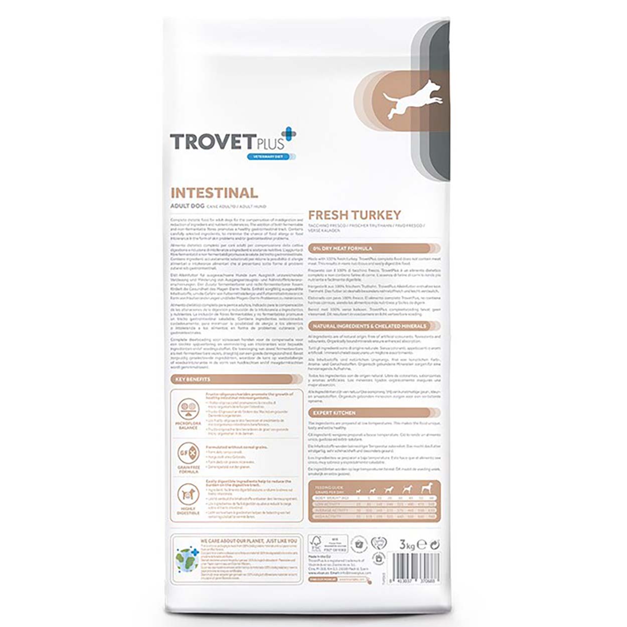 Trovet Plus Intestinal Hund Adult Truthahn 3kg 