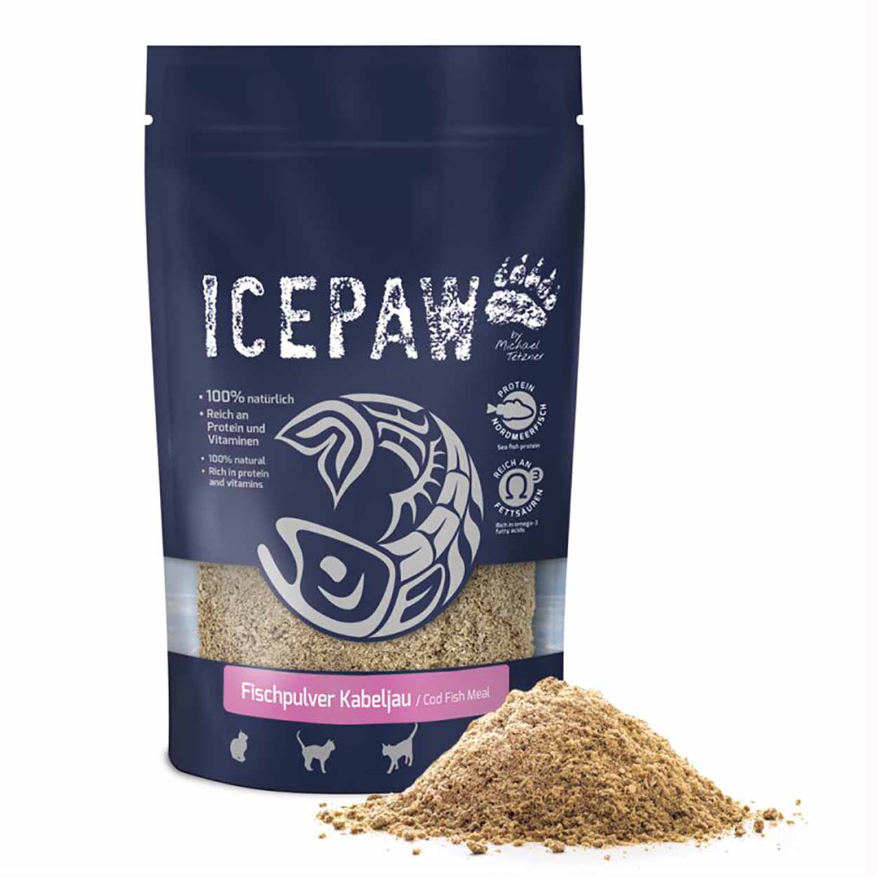 Icepaw Fischpulver Katze 200g