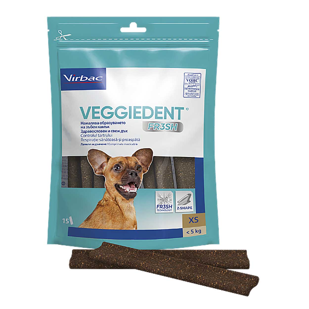VeggieDent Fresh Kaustreifen XS
