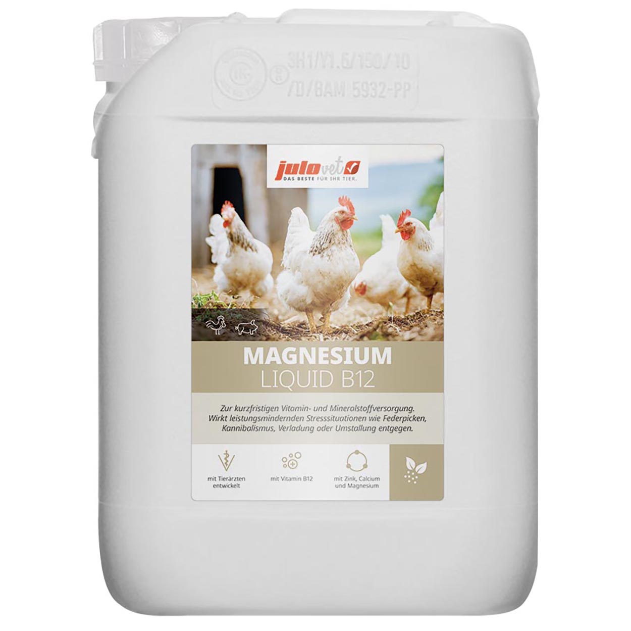 Julovet Magnesium liquid B12 5Liter