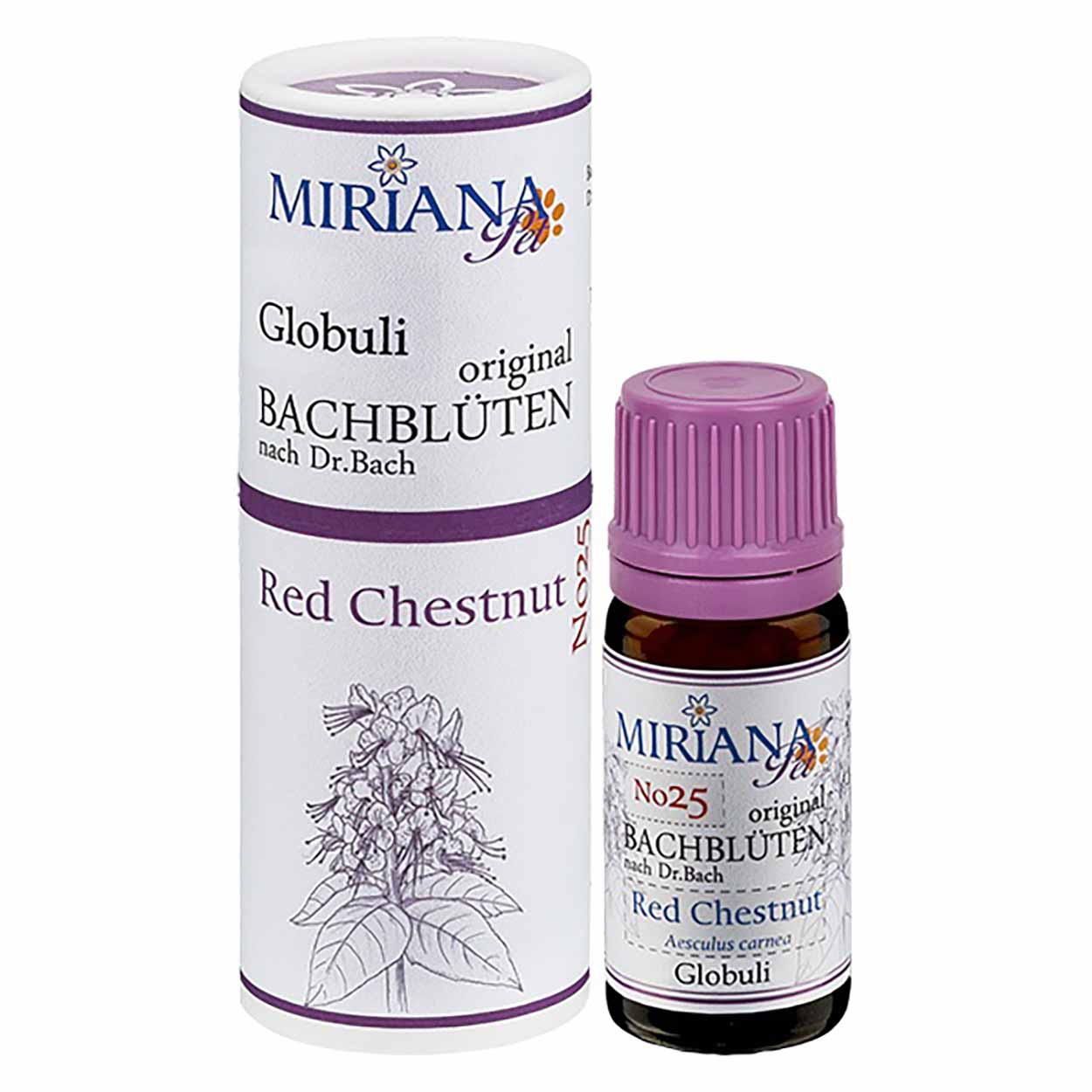 Bachblüten 25 Red Chestnut Globuli 10g