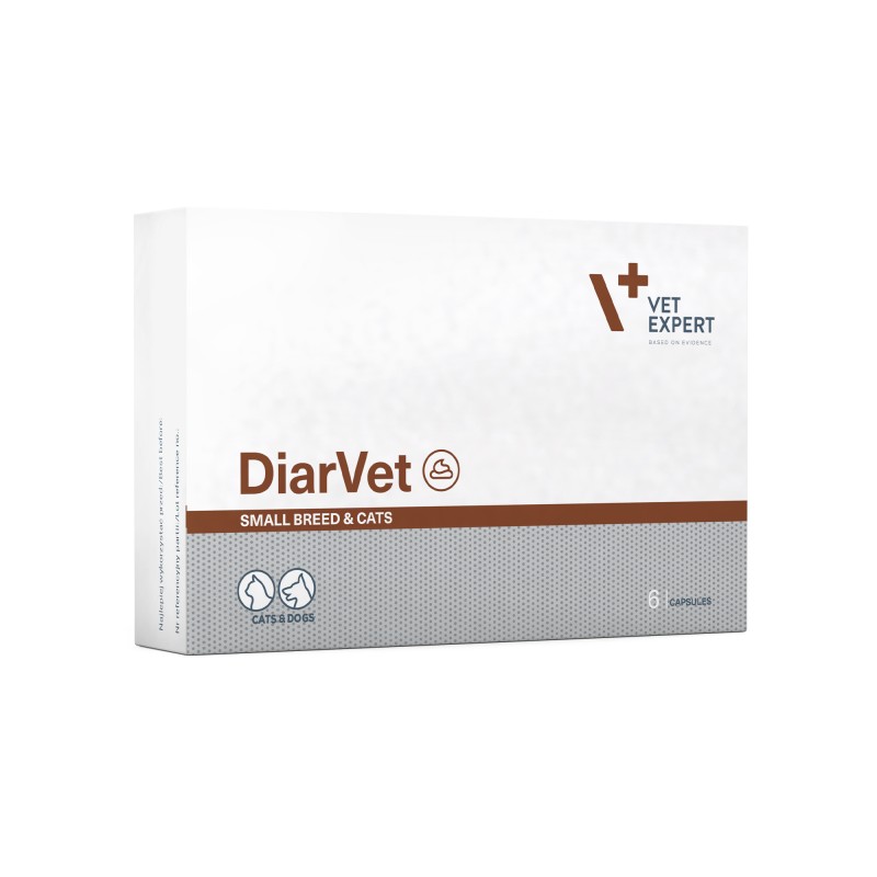 Vetexpert DiarVet Small Breed Cats 6Kaps