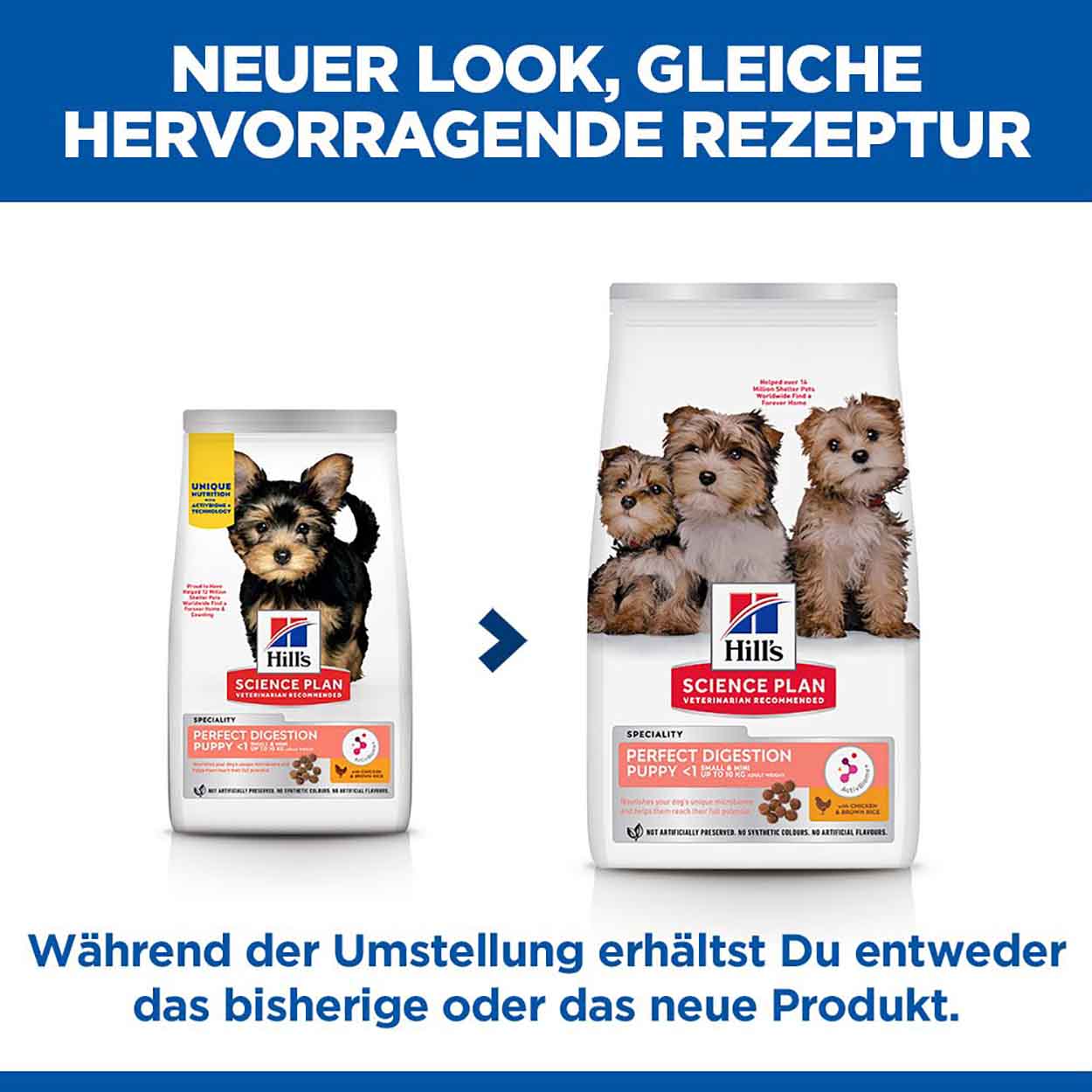 Hills Science Plan Hund Perfect Digestion Small & Mini Puppy Huhn 1,5kg 