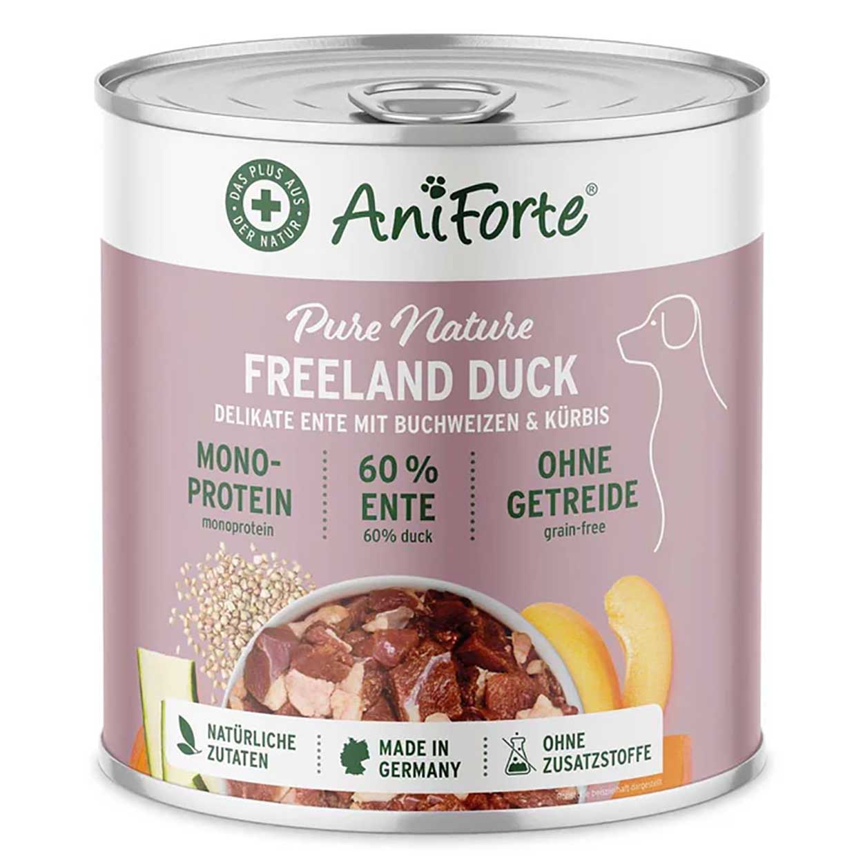 AniForte Nassfutter Freeland Duck 6x400g
