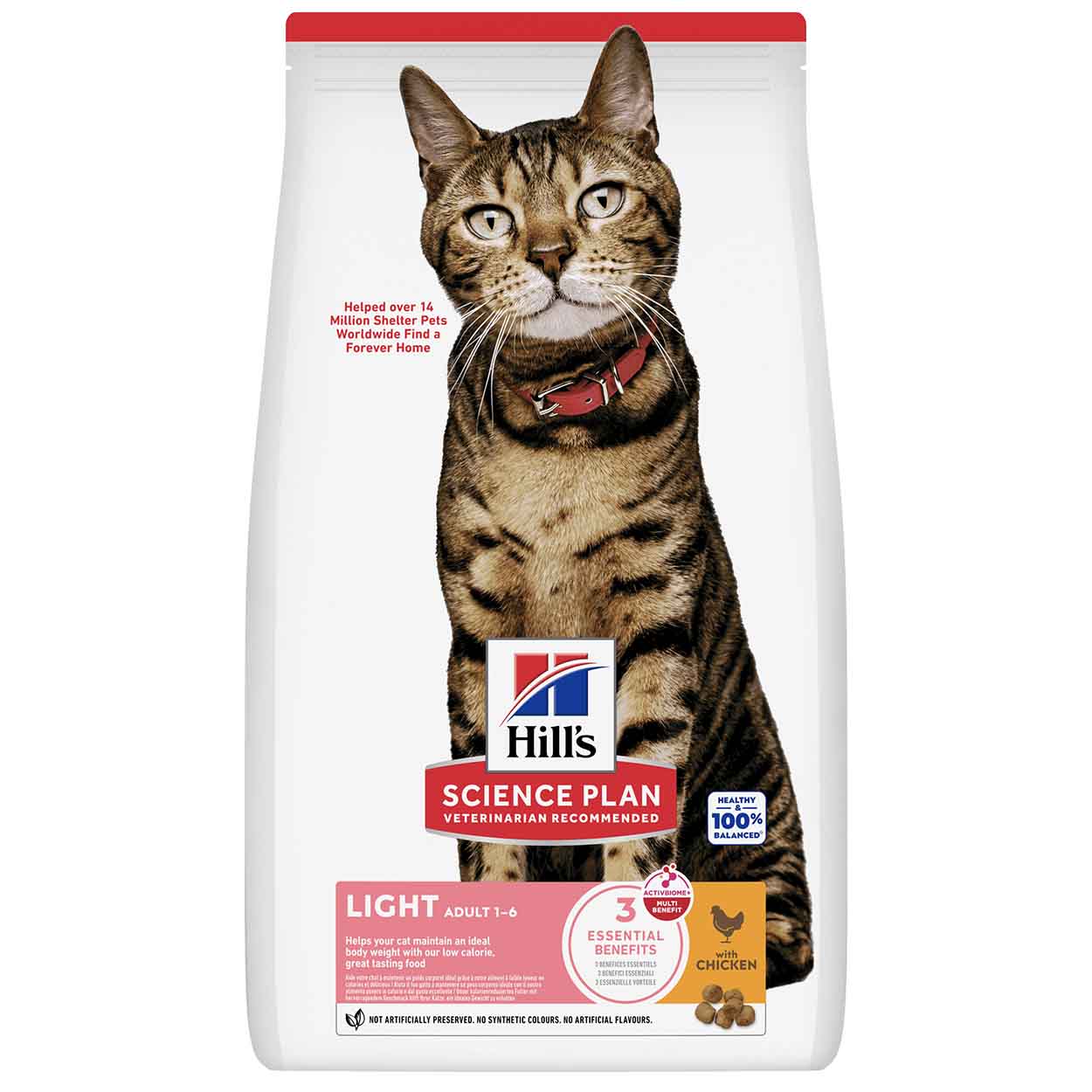 Hills Science Plan Katze Light Adult Huhn 10kg