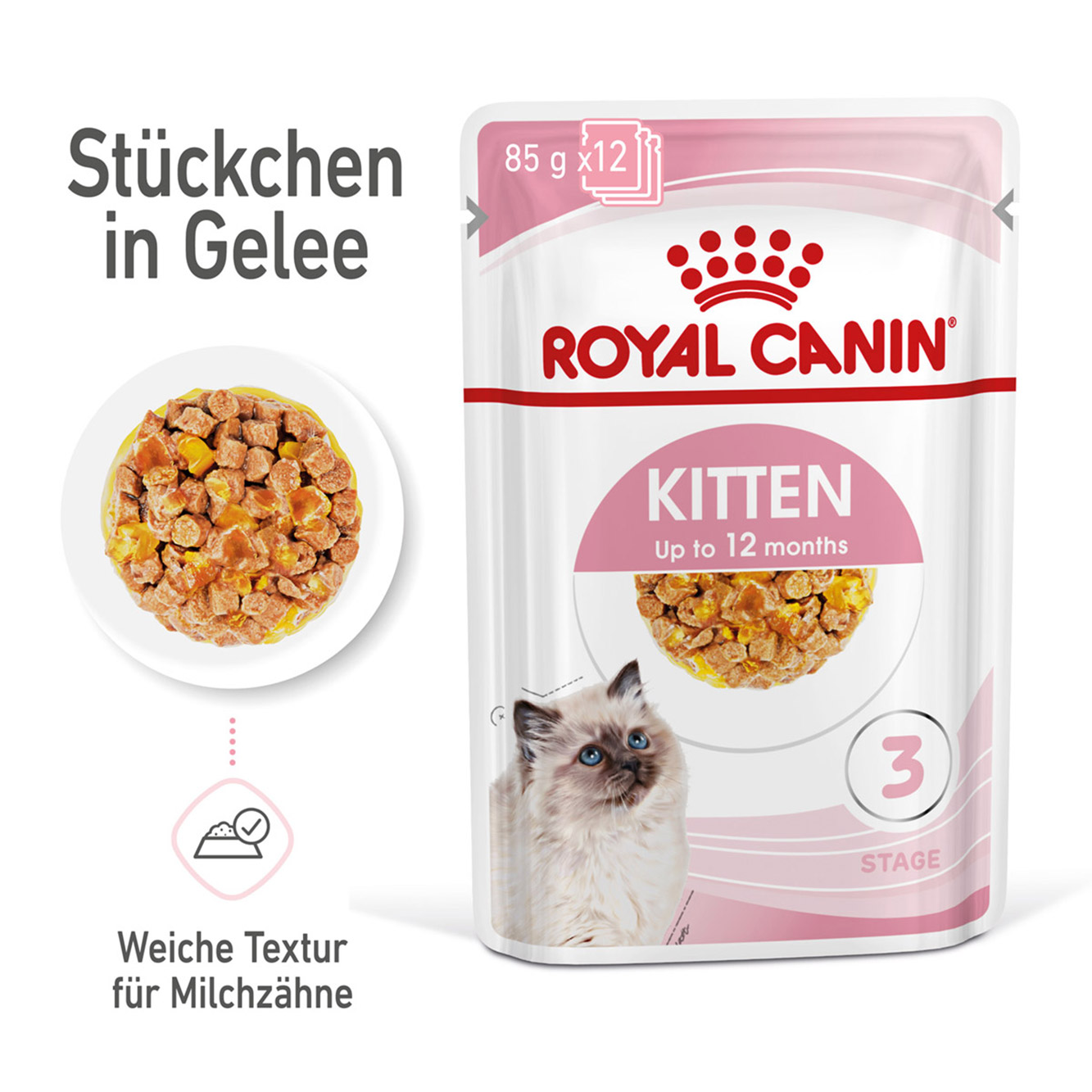 Royal Canin Katze Kitten Gelee 12x85g