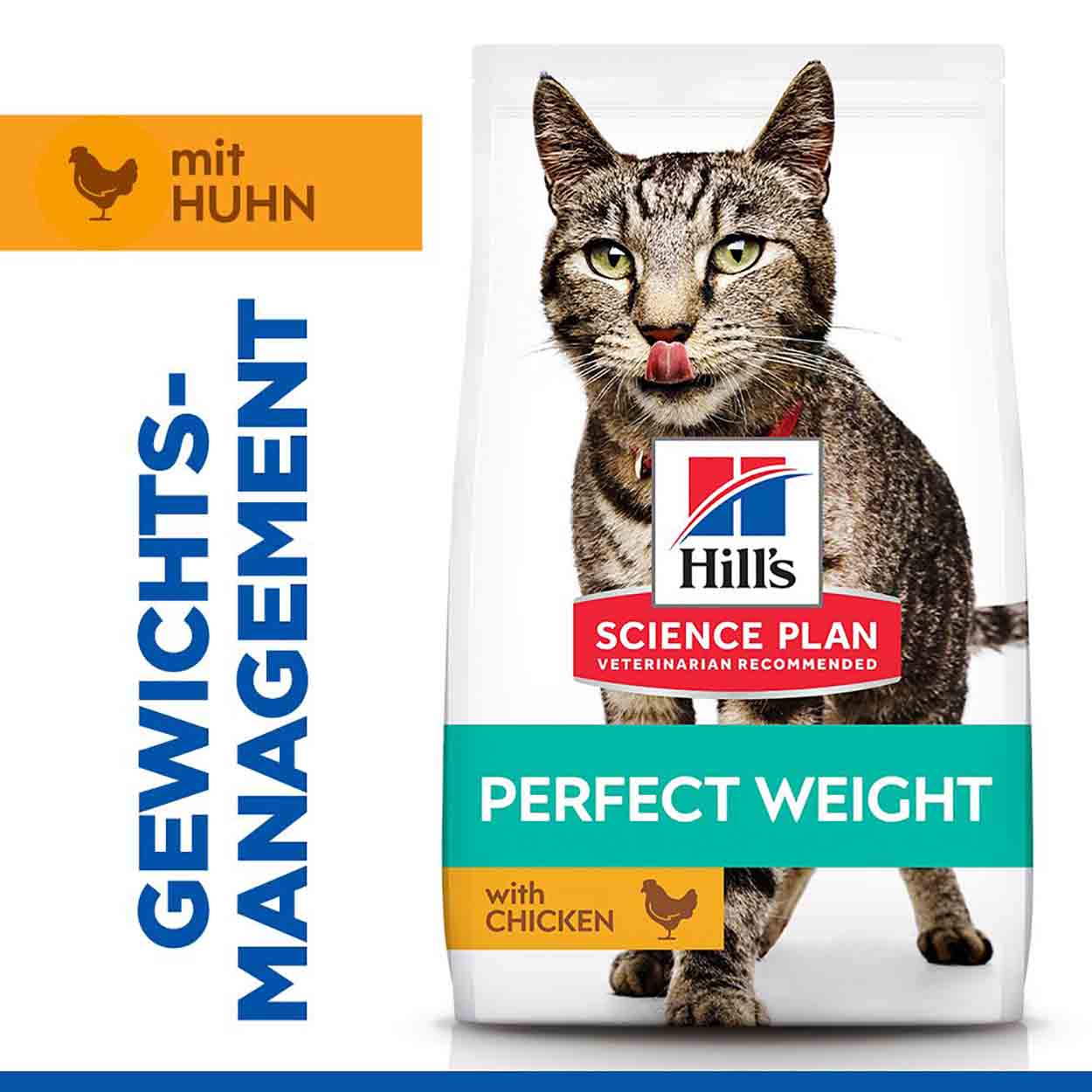 Hills Science Plan Katze Perfect Weight Adult Huhn 2,5kg
