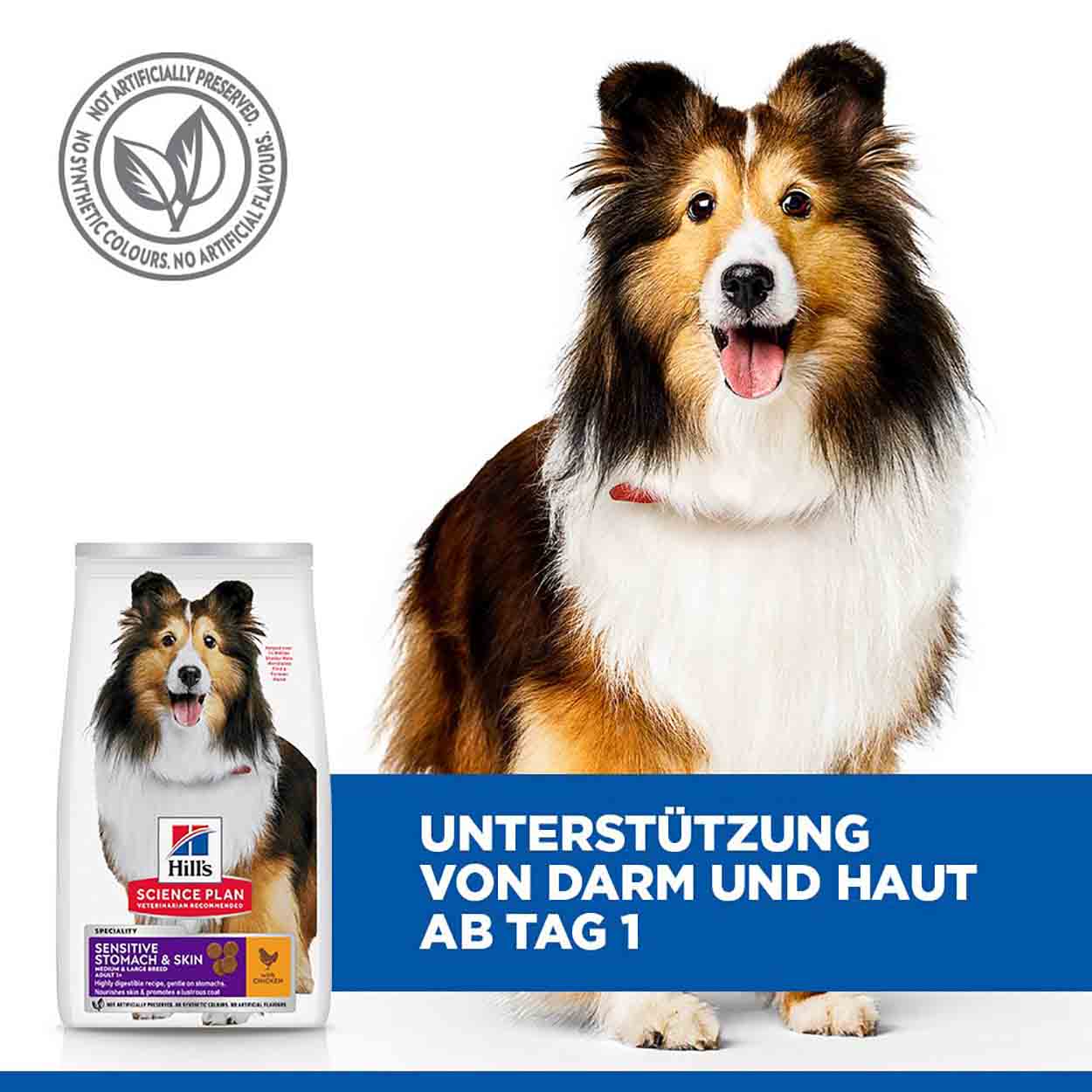 Hills Science Plan Hund Sensitive Stomach Skin Medium Adult Huhn 14kg