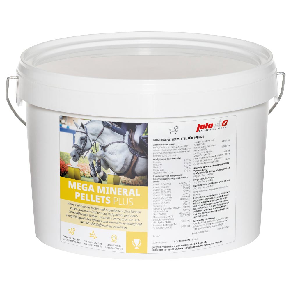 Julovet Mega Mineral Pellets Plus 5kg