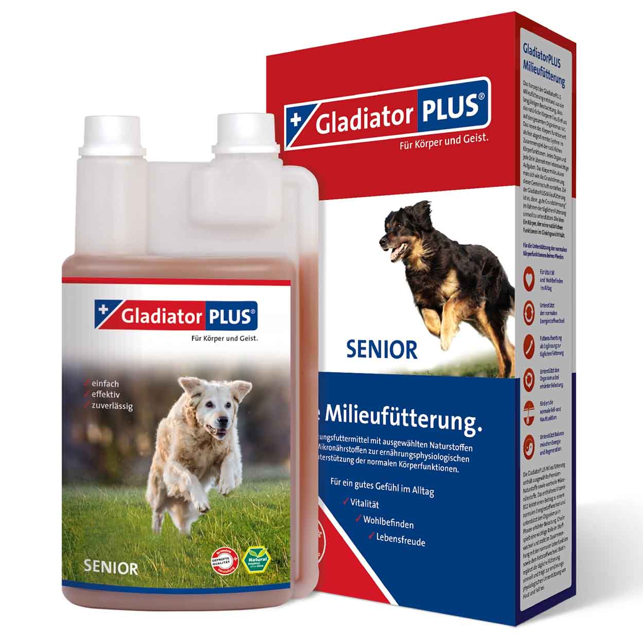 Gladiator Plus Hund Senior 500ml