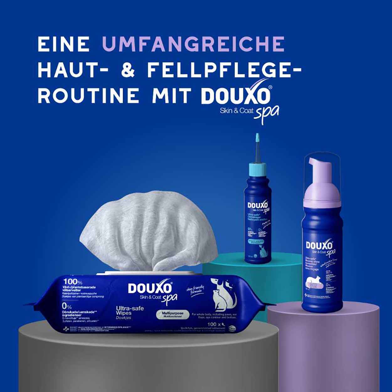 DOUXO SPA Mousse ohne Ausspülen für Katzen 150ml DOUXO SPA Mousse ohne Ausspülen für Katzen 150ml