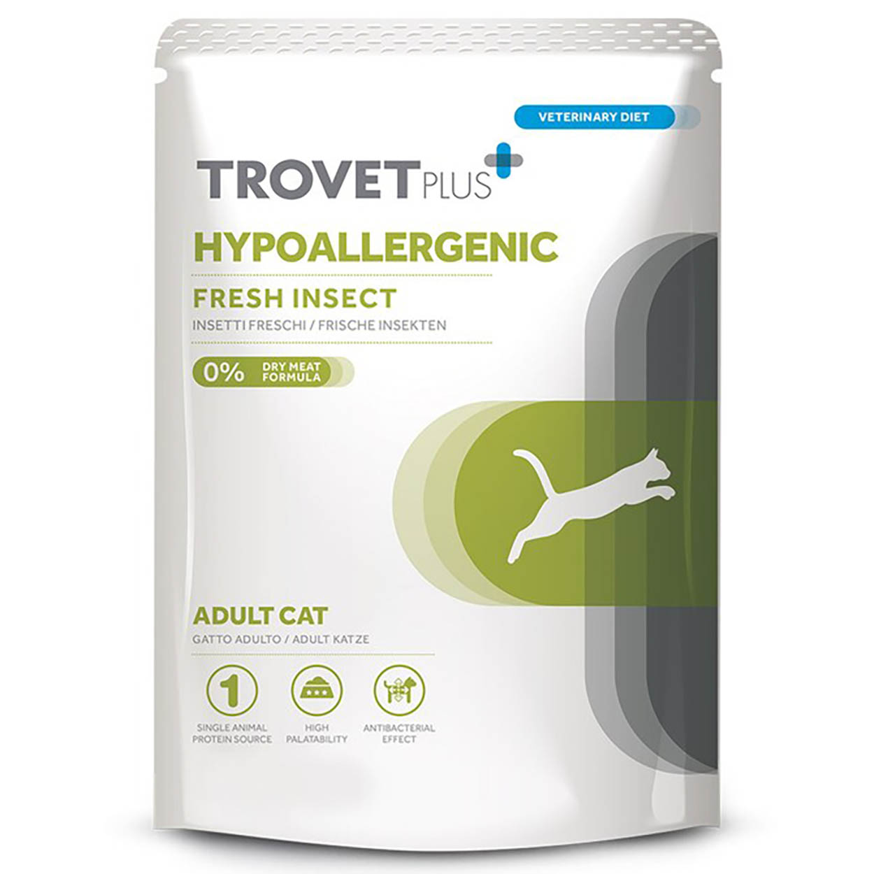 Trovet Plus Hypoallergenic Katze Insekt 12x85g