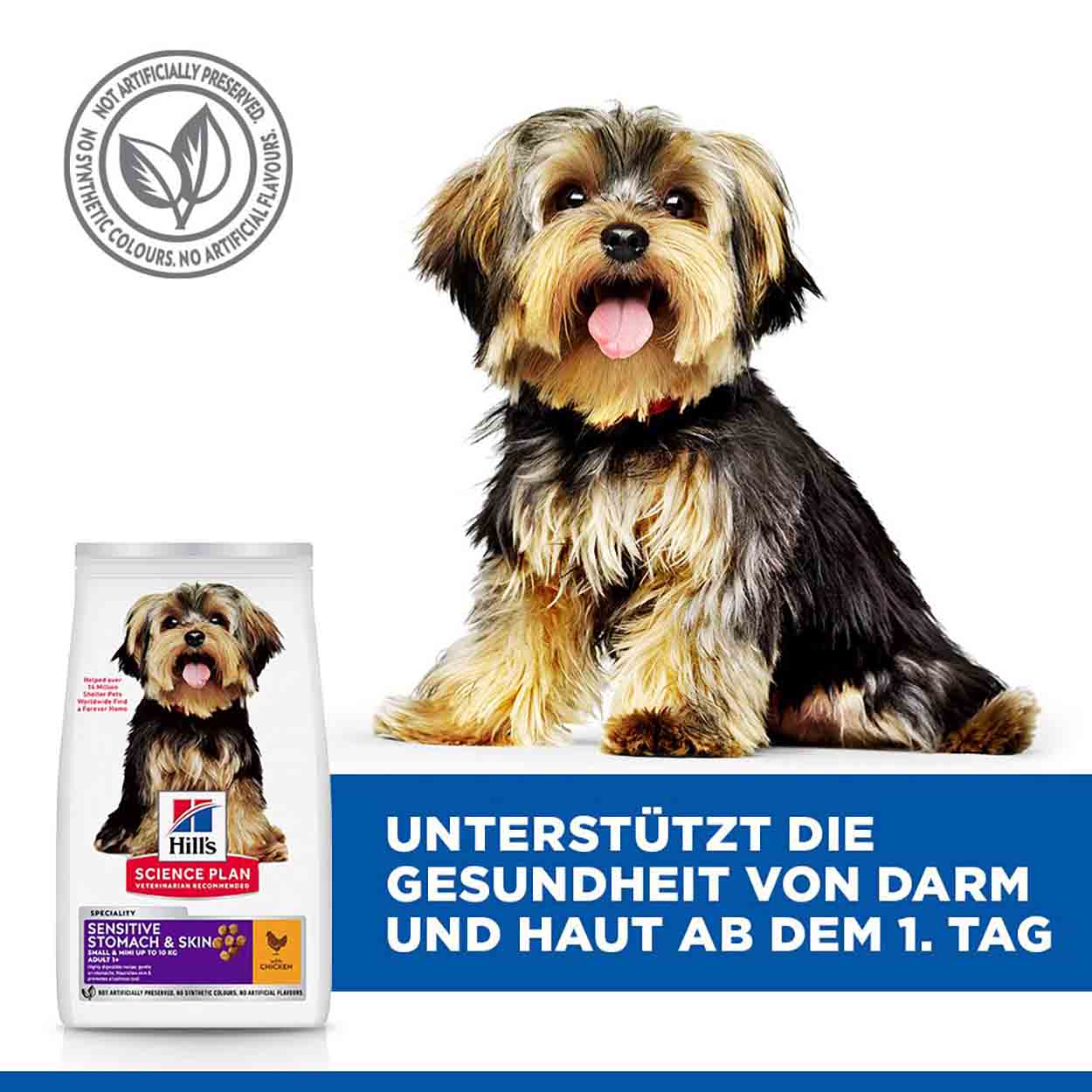 Hills Science Plan Hund Sensitive Stomach Skin Small & Mini Adult Huhn 1,5kg