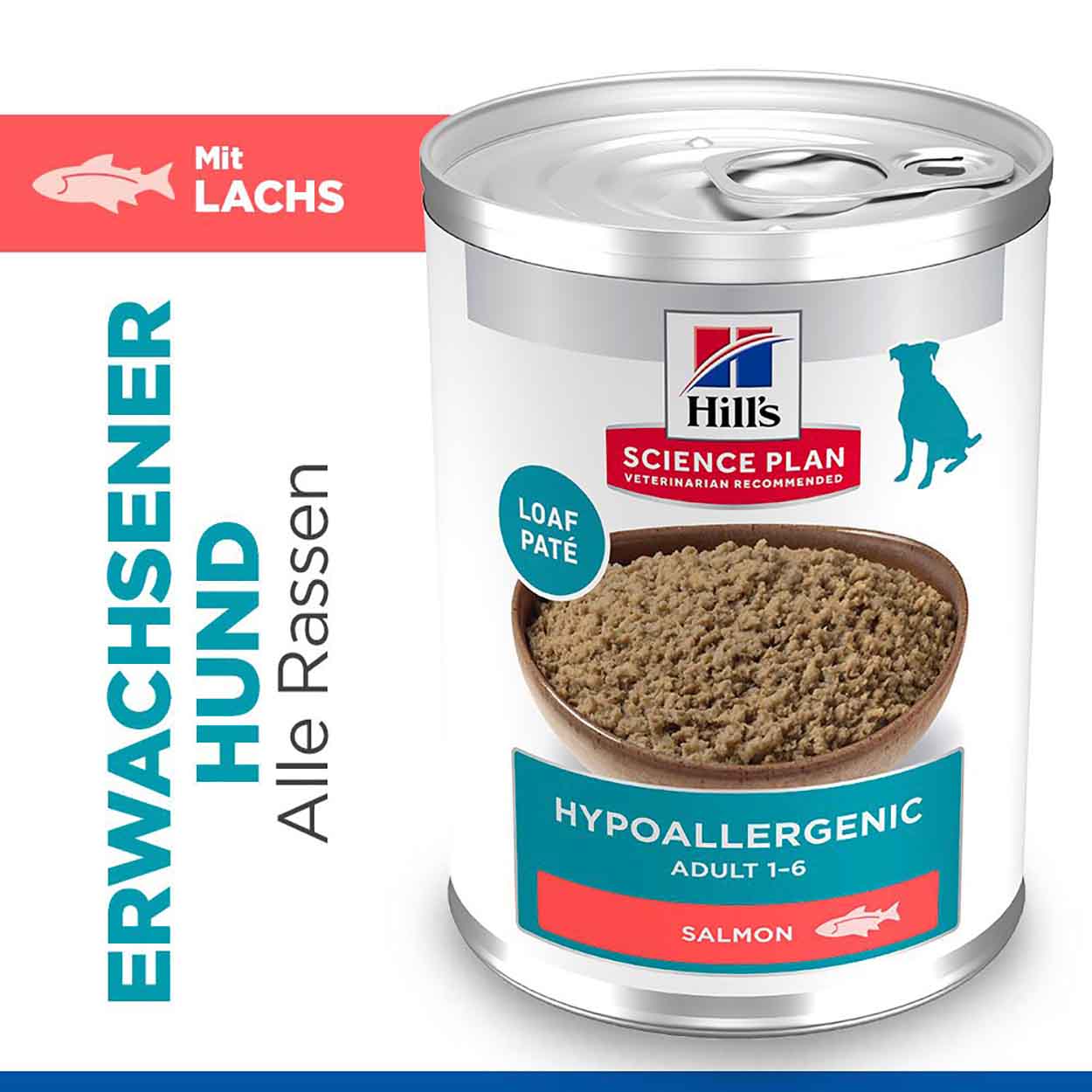 Hills Science Plan Hund Adult Hypoallergenic Lachs 12x363g