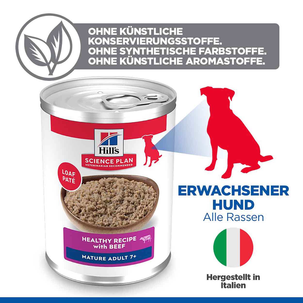 Hills Science Plan Hund Mature Adult Rind 12x370g