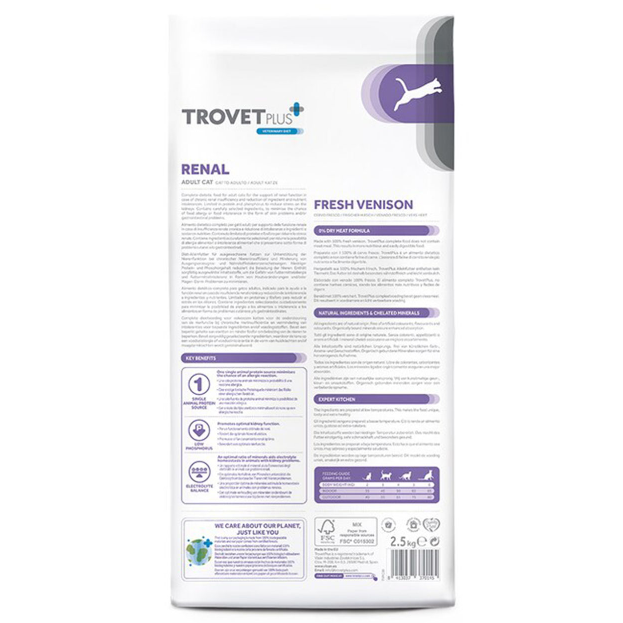 Trovet Plus Renal Katze Hirsch 1,2kg