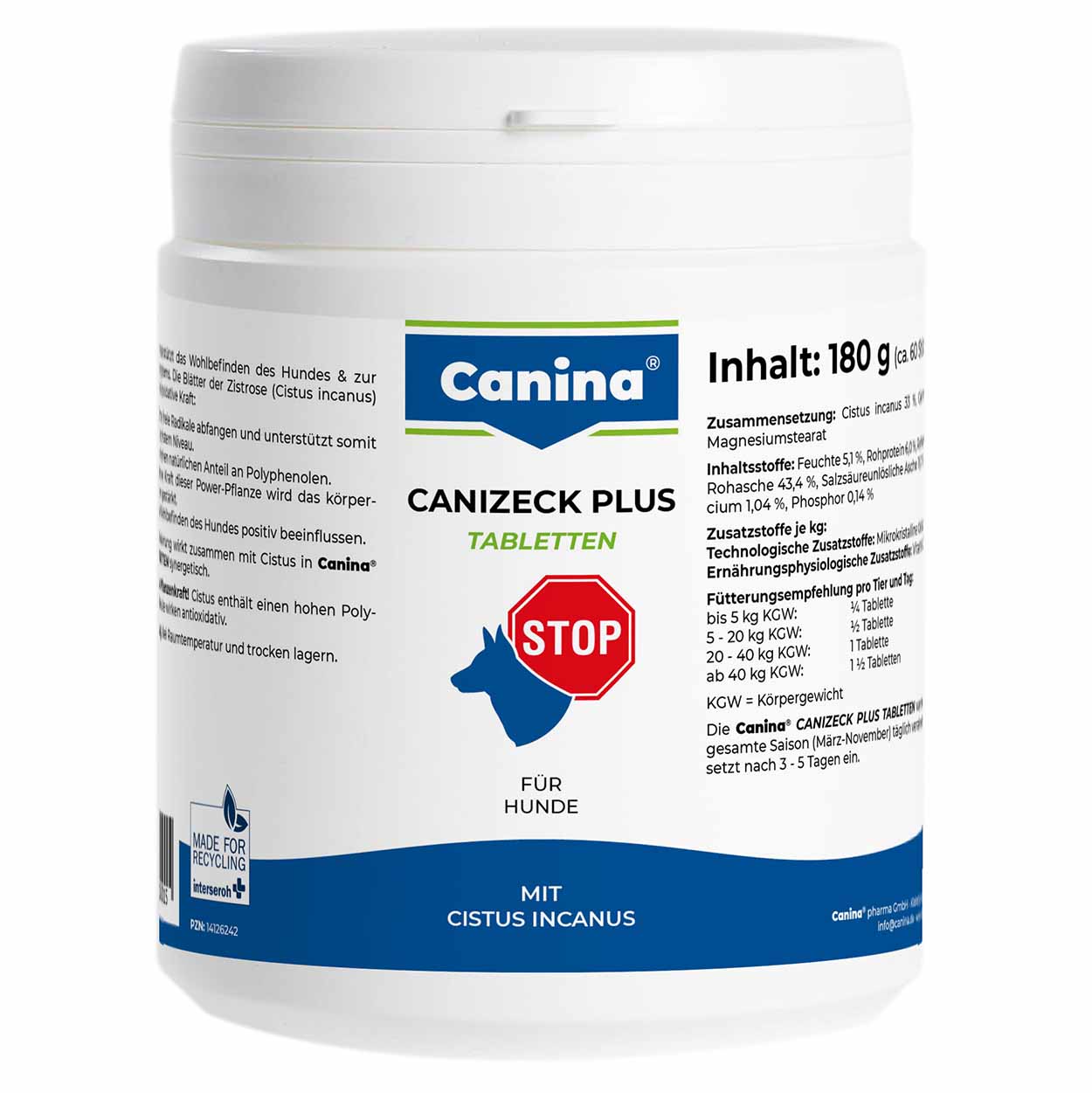 Canina Canizeck Plus Tabletten