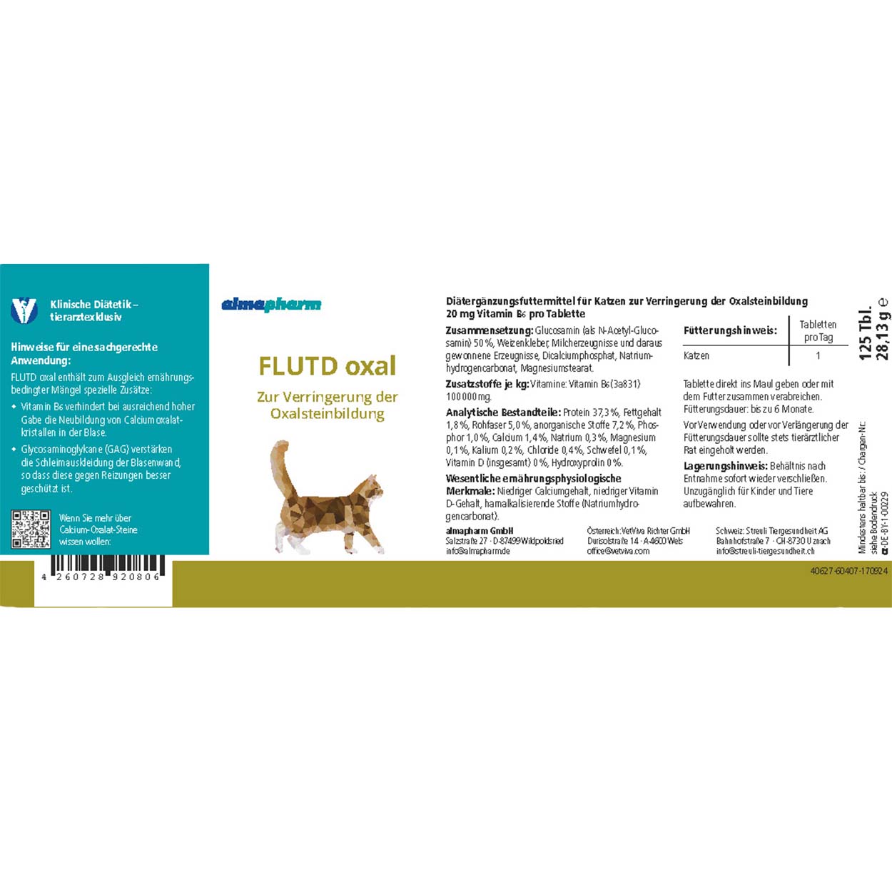 FLUTD Oxal 125Tab