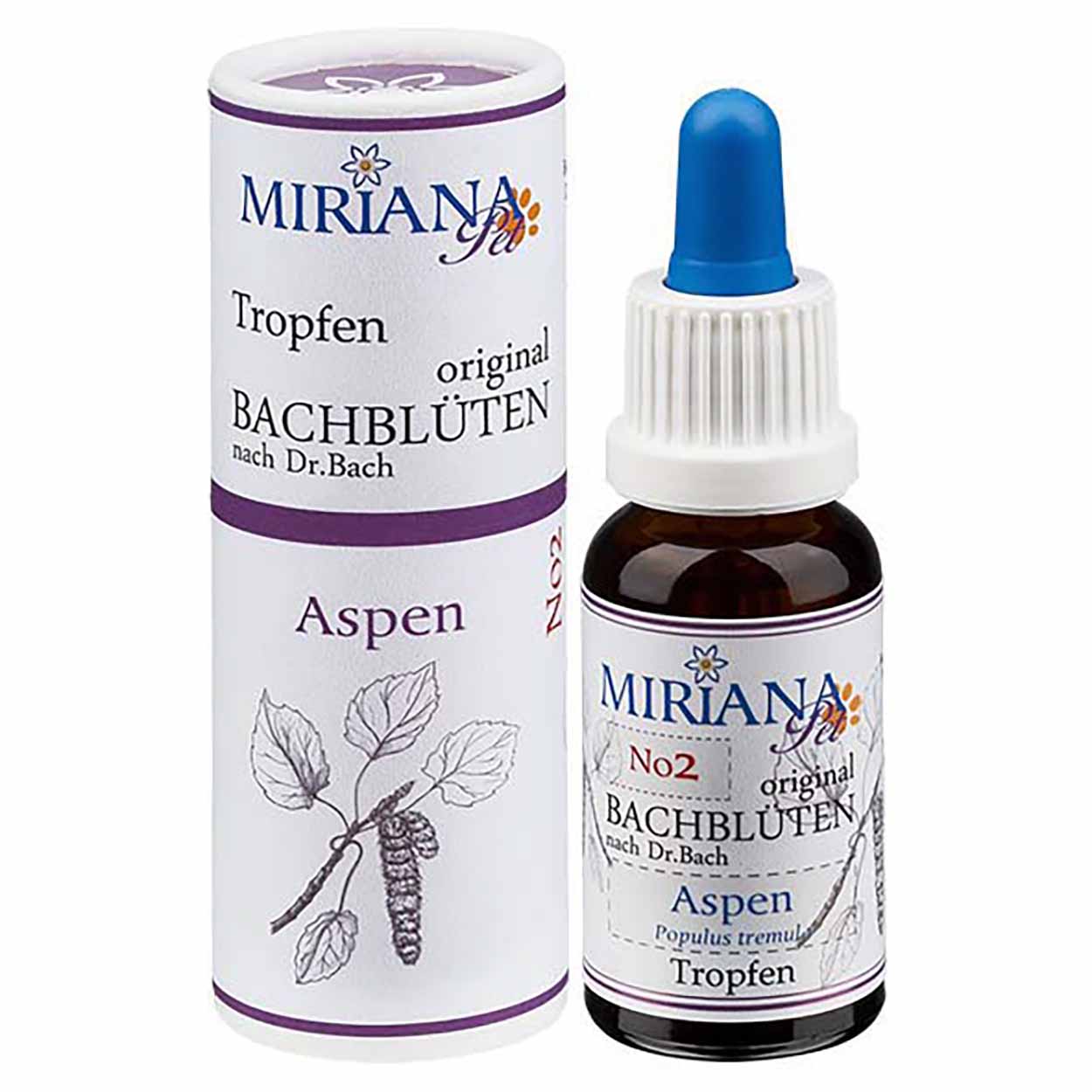 Bachblüten 2 Aspen 20ml