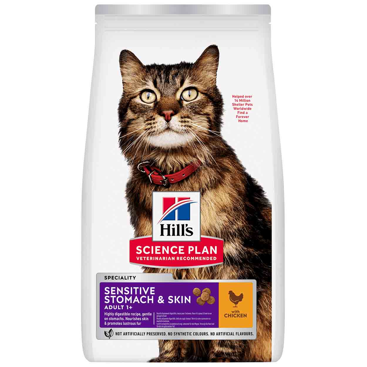 Hills Science Plan Katze Sensitive Stomach & Skin Adult 1,5kg 