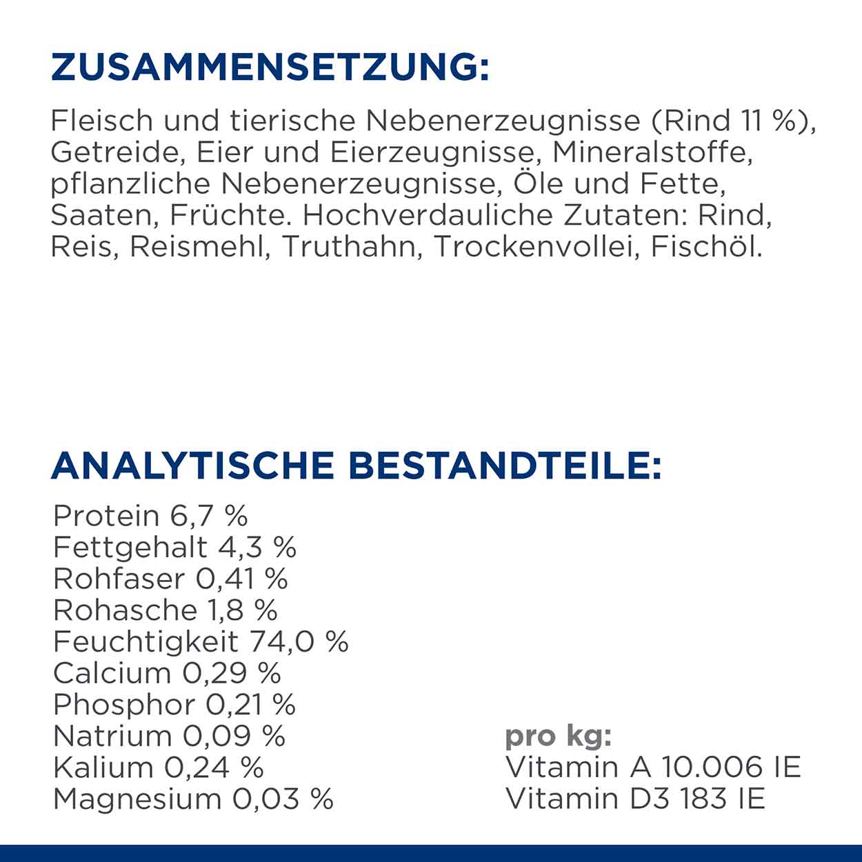 Hills Canine i/d Rind 12x360g
