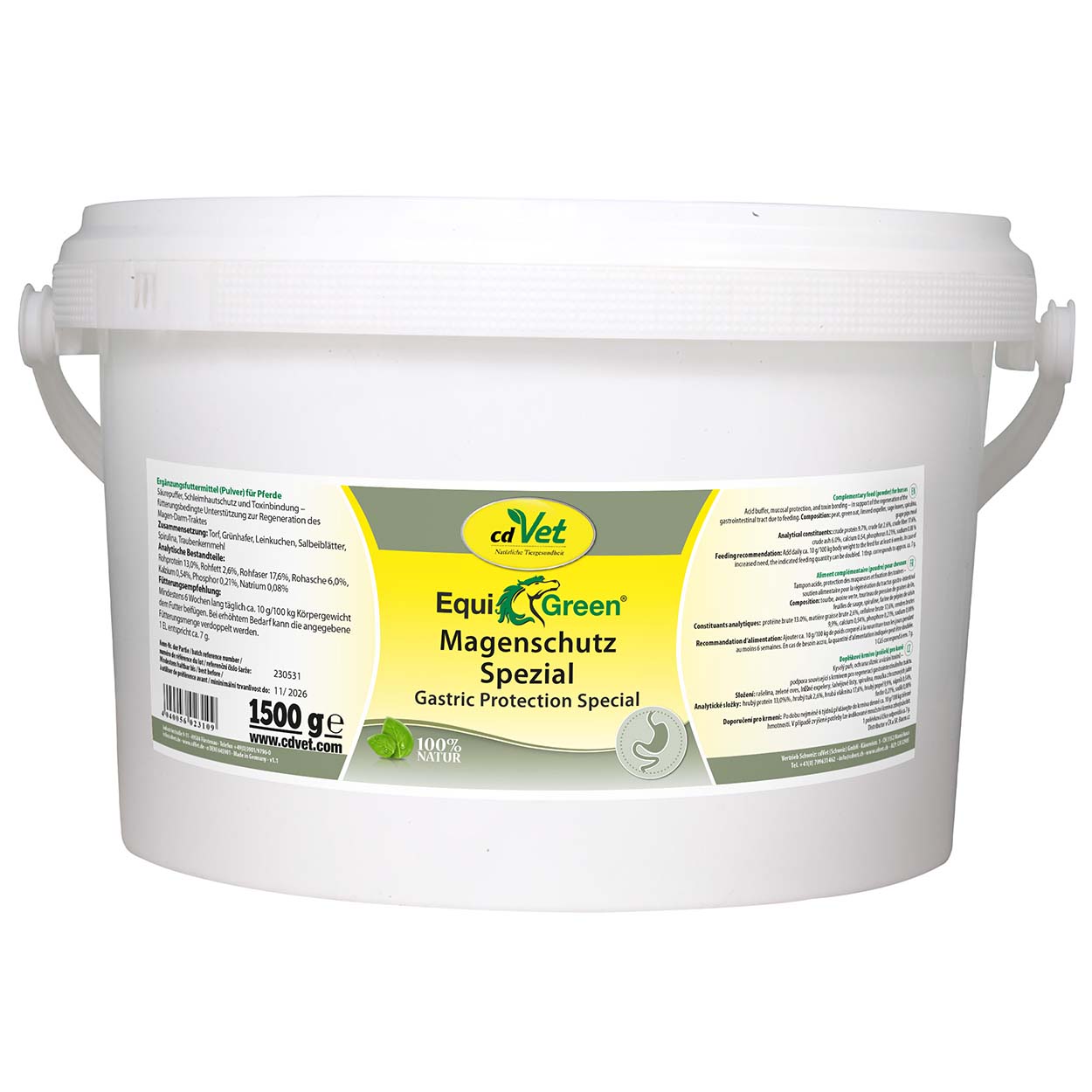 cdVet EquiGreen Magenschutz Spezial 1,5kg