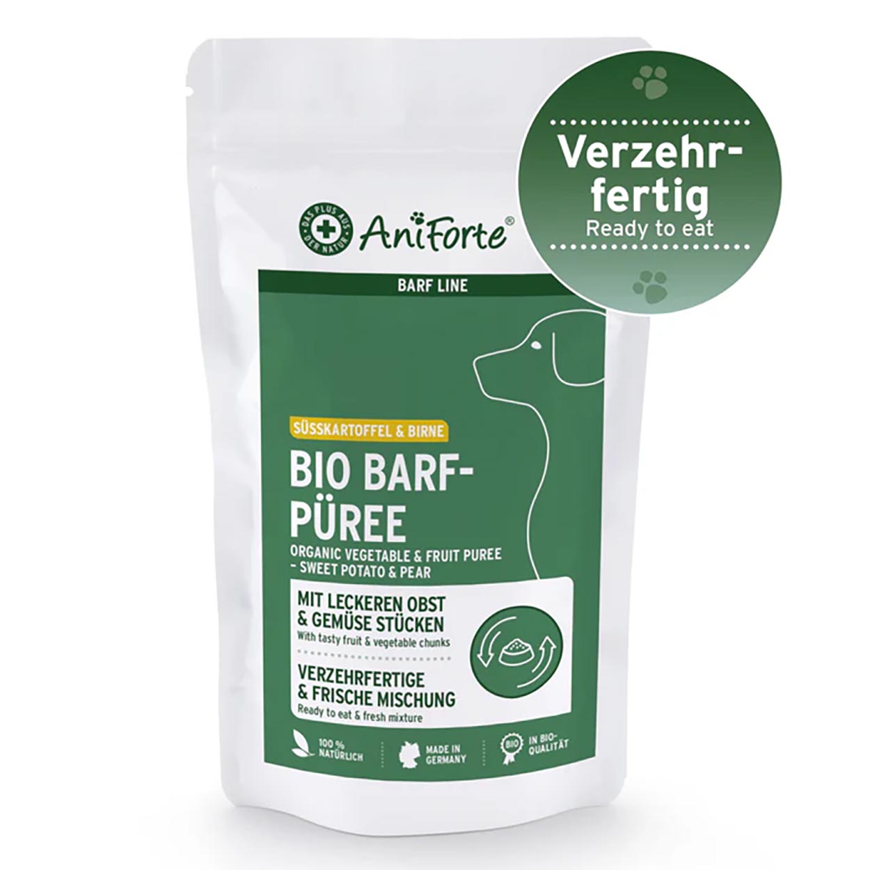AniForte Bio BARF Püree Süßkartoffel & Birne 14x150g