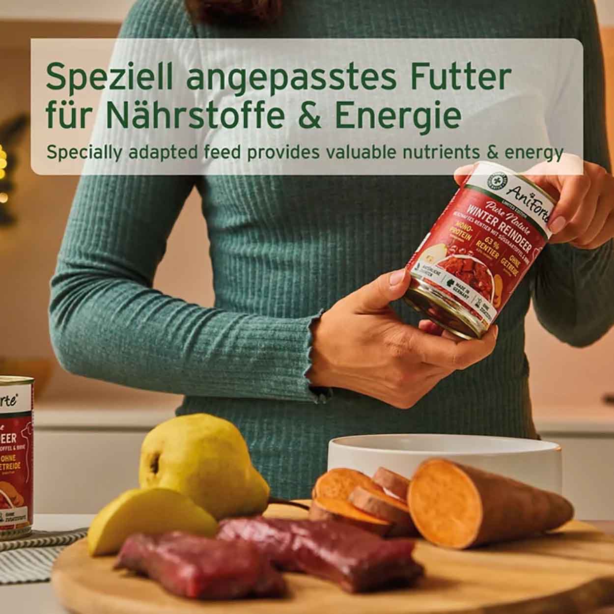 AniForte Nassfutter Winter Reindeer 6x400g 