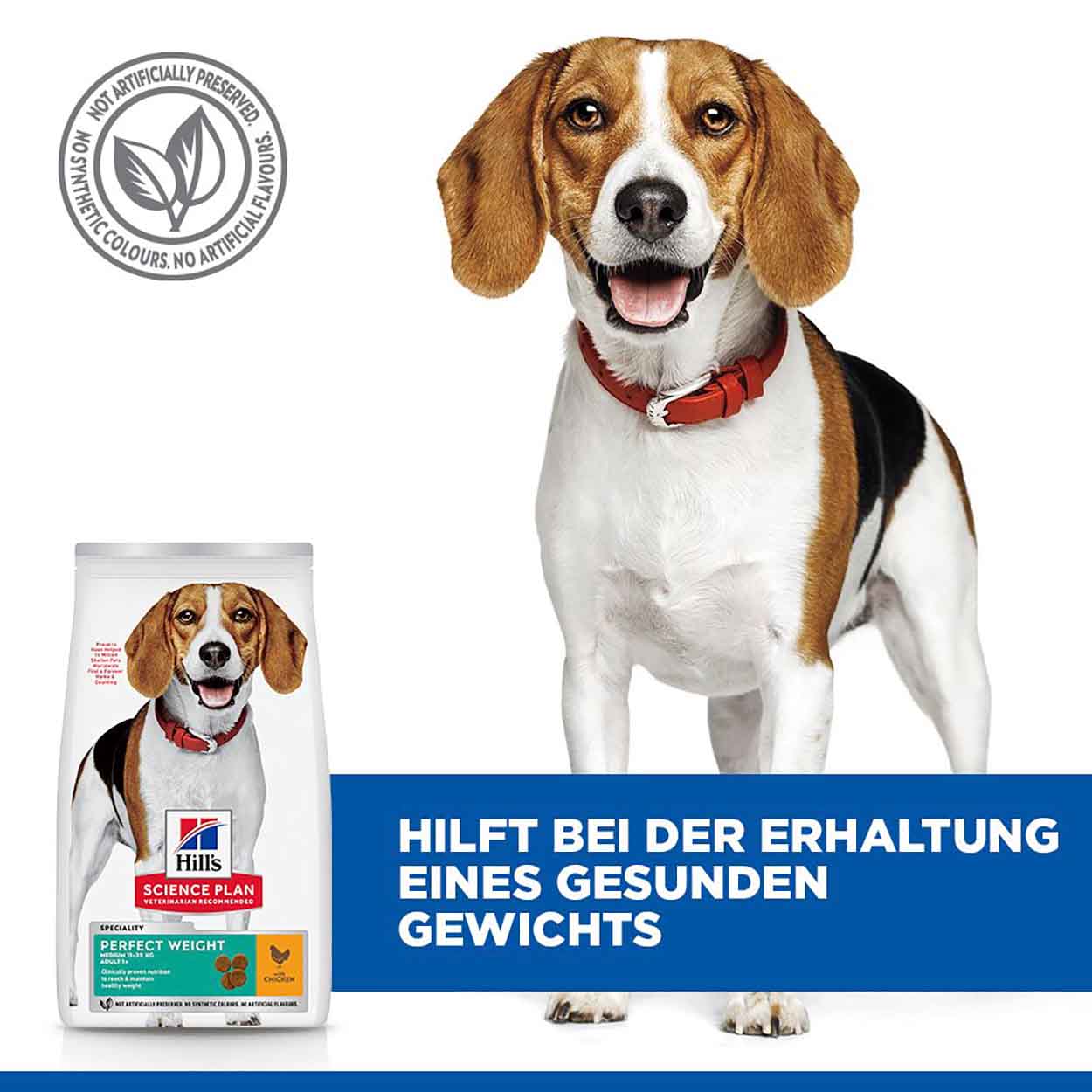 Hills Science Plan Hund Perfect Weight Medium Adult Huhn 12kg
