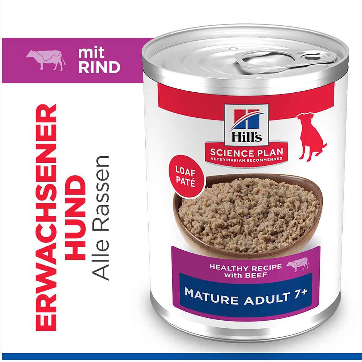 Hills Science Plan Hund Mature Adult Rind 12x370g