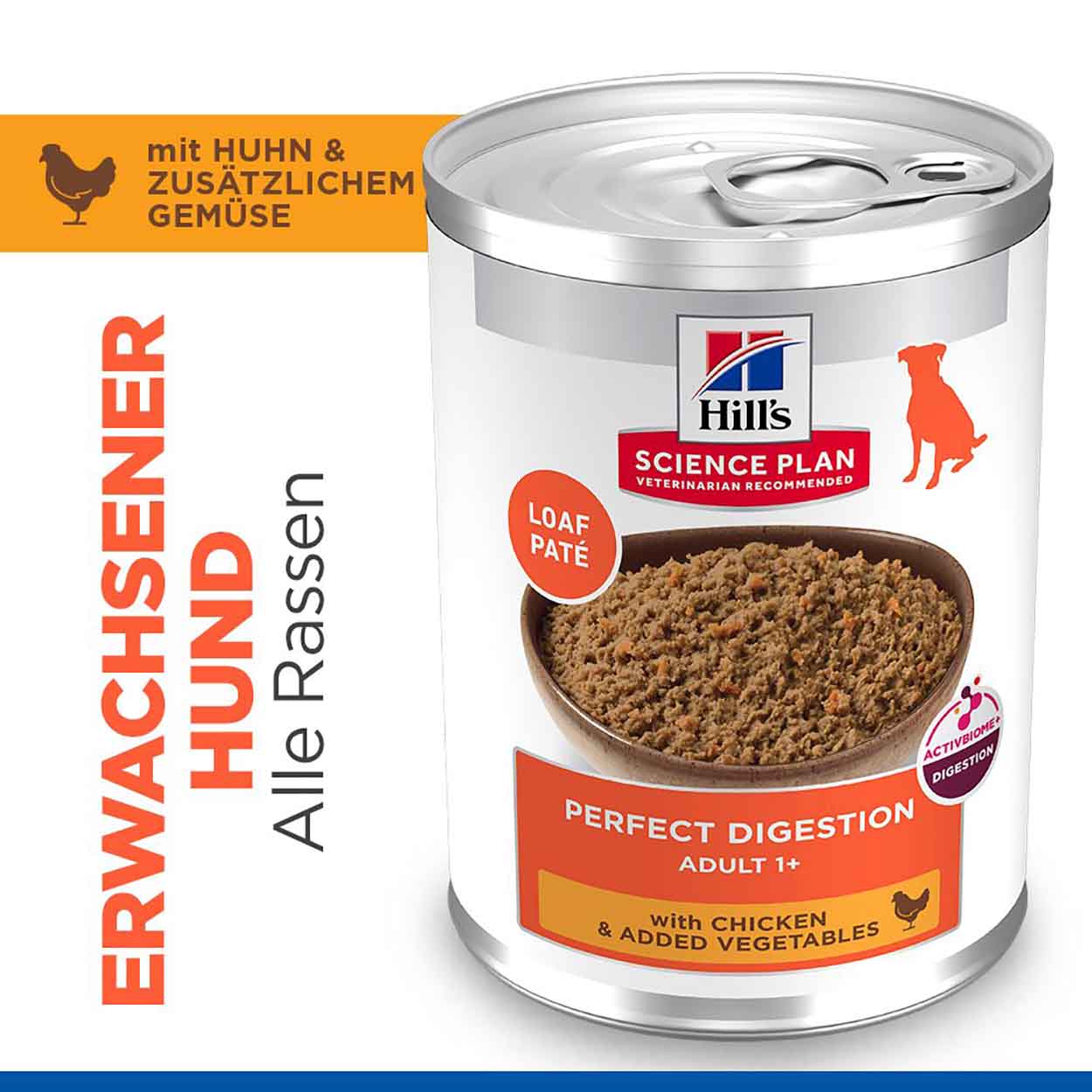 Hills Science Plan Hund Perfect Digestion Adult Huhn Gemüse 12x363g