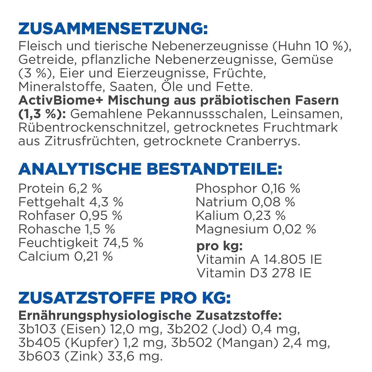 Hills Science Plan Hund Perfect Digestion Adult Huhn Gemüse 12x363g