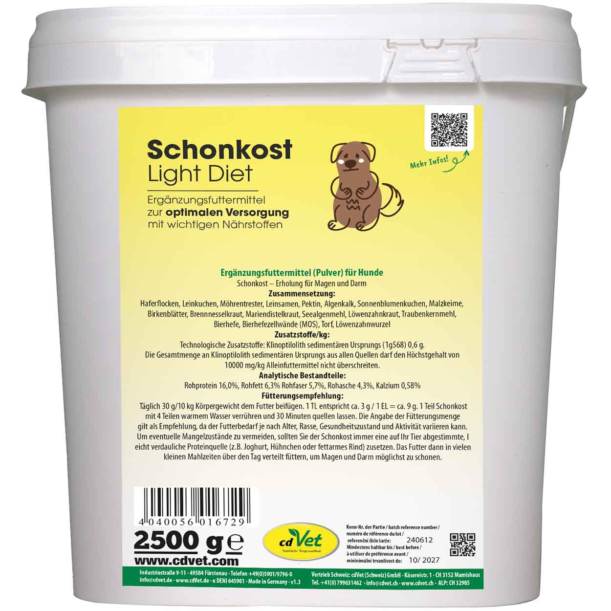 cdVet Schonkost 2,5kg