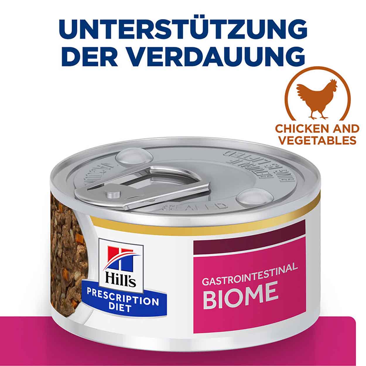Hills Feline Gastrointestinal Biome Stress Ragout Huhn 24x82g