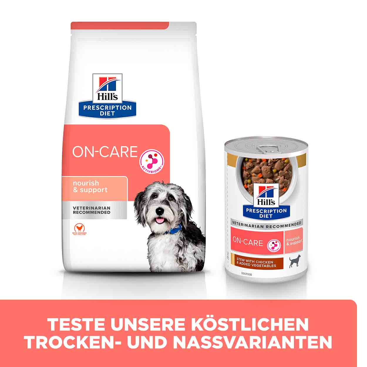 Hills Canine On-Care Ragout Huhn Gemüse 12x354g