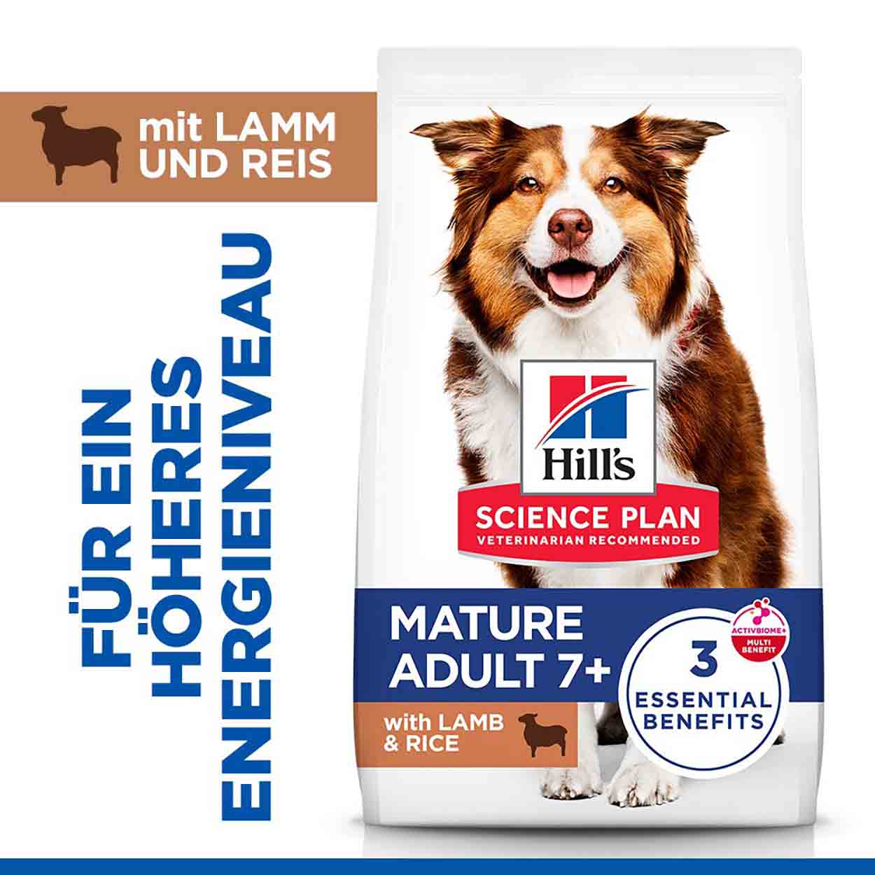Hills Science Plan Hund Medium Mature Adult 7+ Lamm 2,5kg