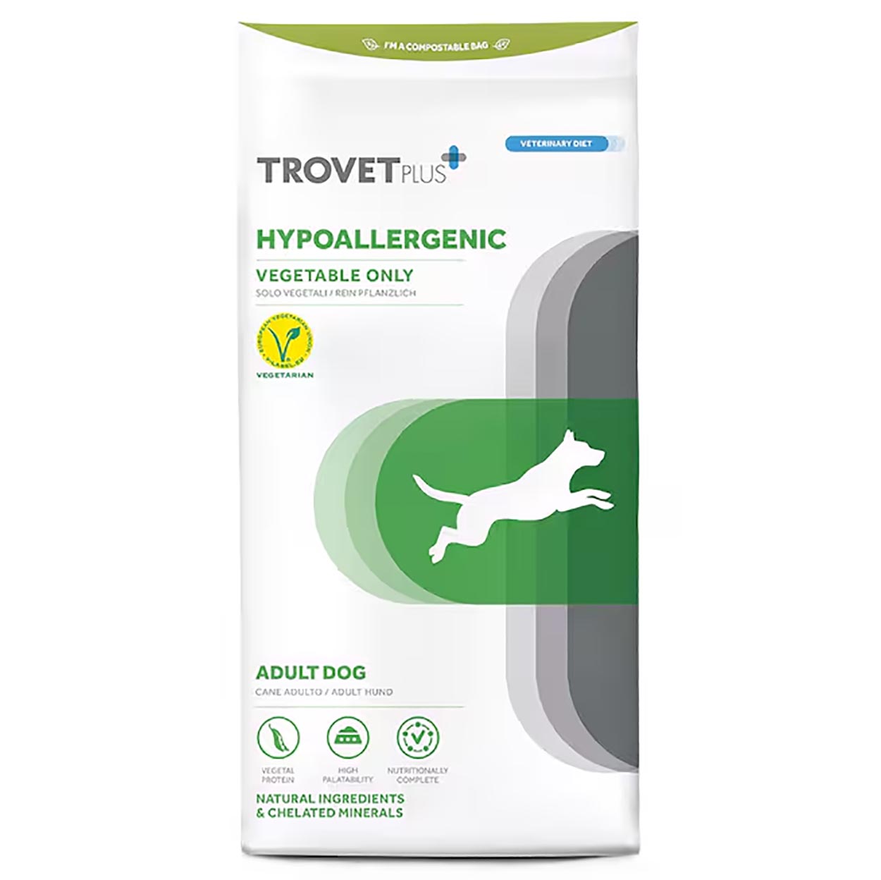 Trovet Plus Hypoallergenic Hund Adult Gemüse 10kg 