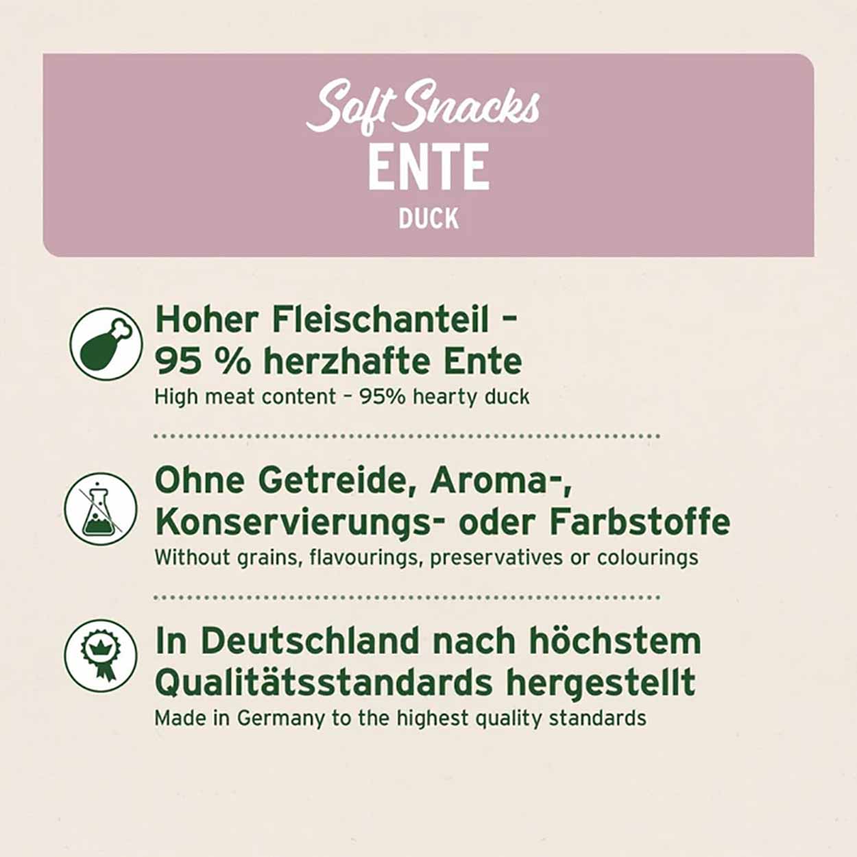 AniForte Soft Snack Ente 100g